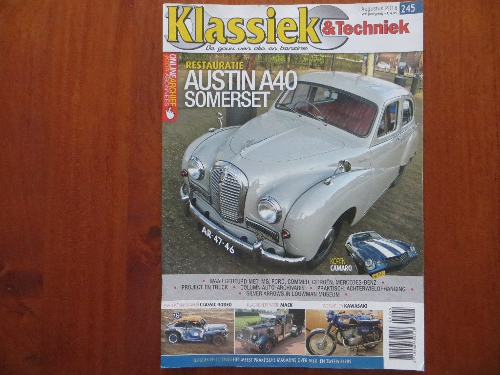 Klassiek & Techniek 245 Austin A40 Somerset, Camaro (1979), Verzenden, Nieuw, Chevrolet