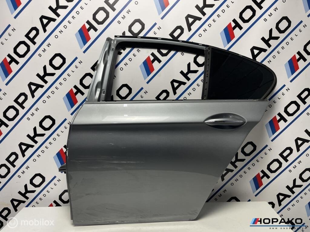 BMW 5 serie F10 sedan |achterdeur links| Spacegrau A52, Auto-onderdelen, Gebruikt, Deur, Ophalen of Verzenden, Info@bmw.com