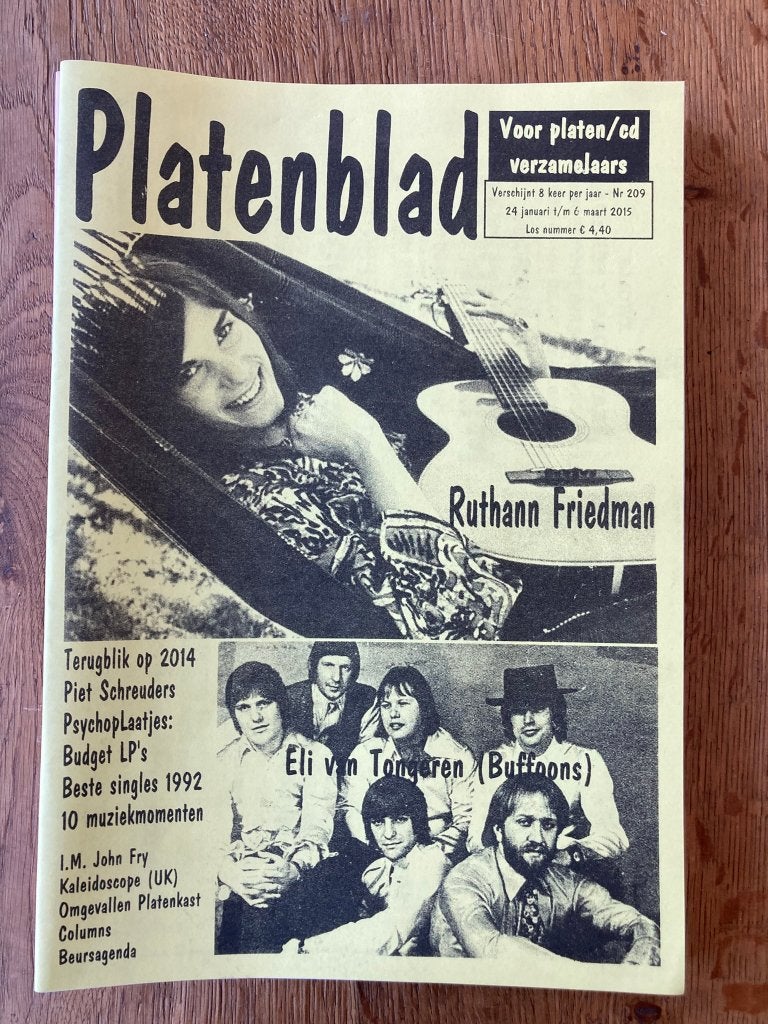 Platenblad jaargang 2015 8 stuks muziek vinyl lp single maxi, Ophalen of Verzenden, Zo goed als nieuw, Muziek, Film of Tv