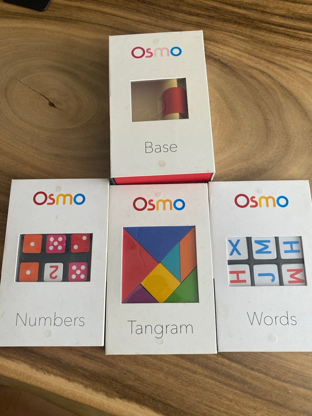 Osmo Starter Kit: Numbers, Tangram, Words met Base, Ophalen, Gebruikt, Puzzelen