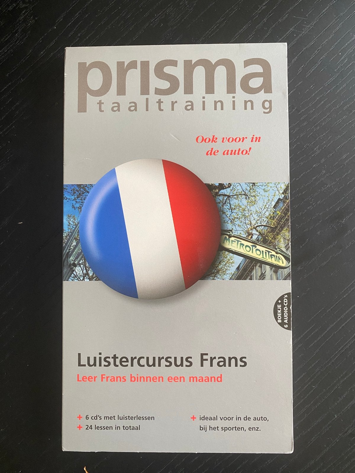 Prisma Taaltraining Luistercursus Frans (6 CD's), Ophalen of Verzenden, Zo goed als nieuw, Non-fictie