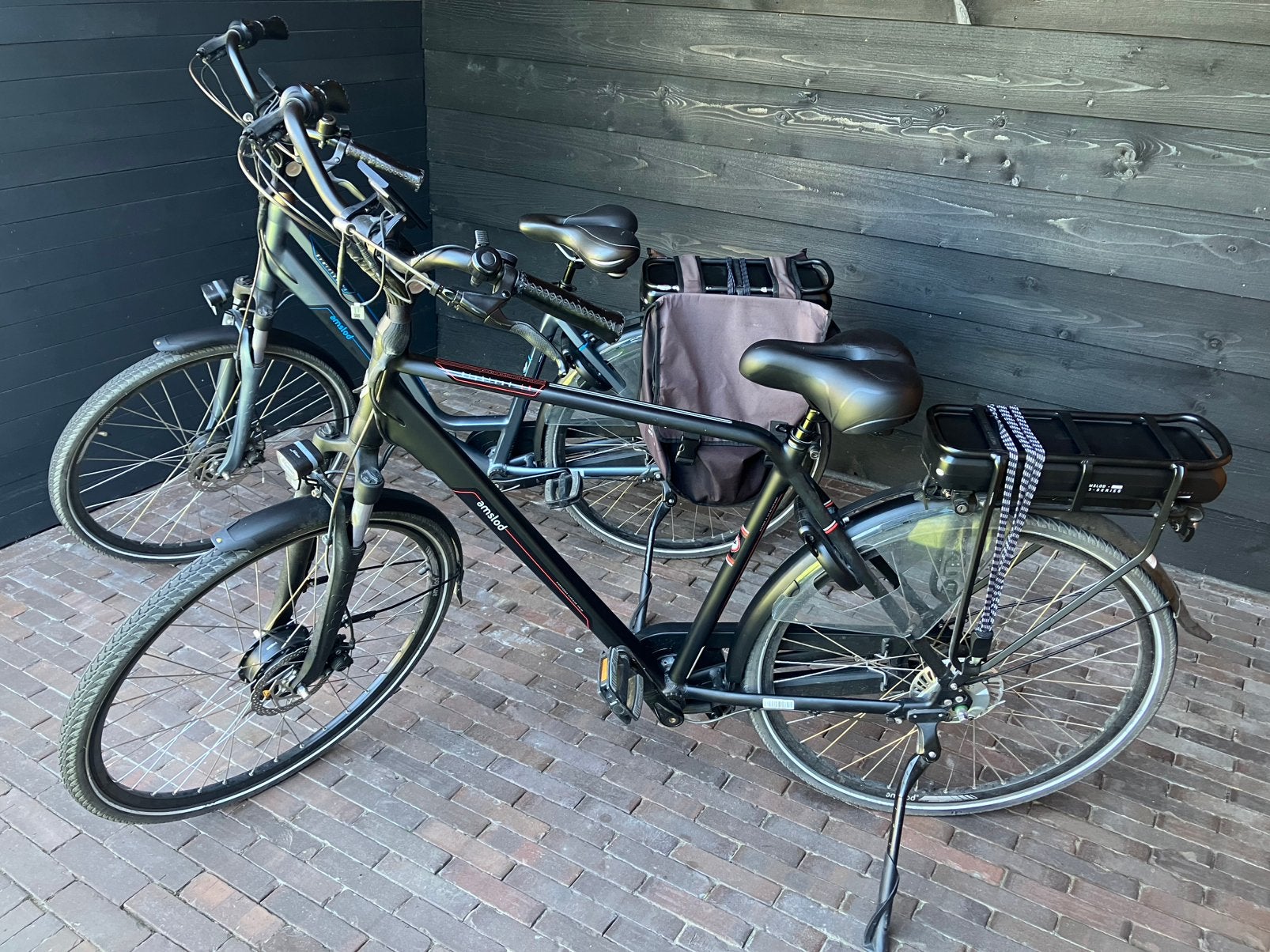 Set Amslod Elektrische fietsen, Ophalen, Gebruikt, 26 inch of meer