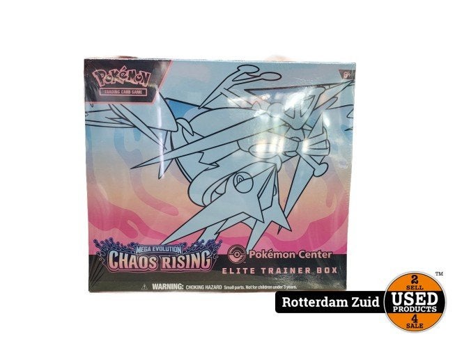 Pokémon Chaos Rising Elite Trainer Box Pokemon center (ETB), Nieuw