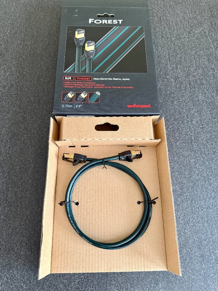 AudioQuest Forest RJ/E ethernet, Ophalen of Verzenden, Zo goed als nieuw, Minder dan 2 meter, Overige kabels