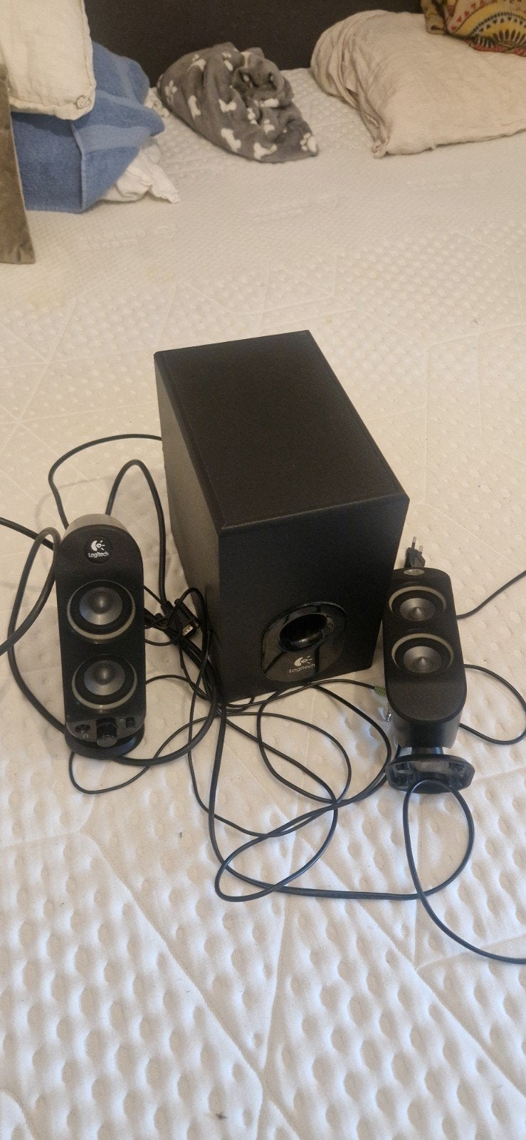 Logitech 2.1 Luidsprekerset met Subwoofer, Computers en Software, Pc speakers, Ophalen of Verzenden, Gebruikt, Audiokanaal 2.1