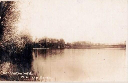 Schoonrewoerd, Wiel v.B.  Uitg. v.d.L. fotokaart, Verzenden, 1920 tot 1940, Ongelopen, Zuid-Holland