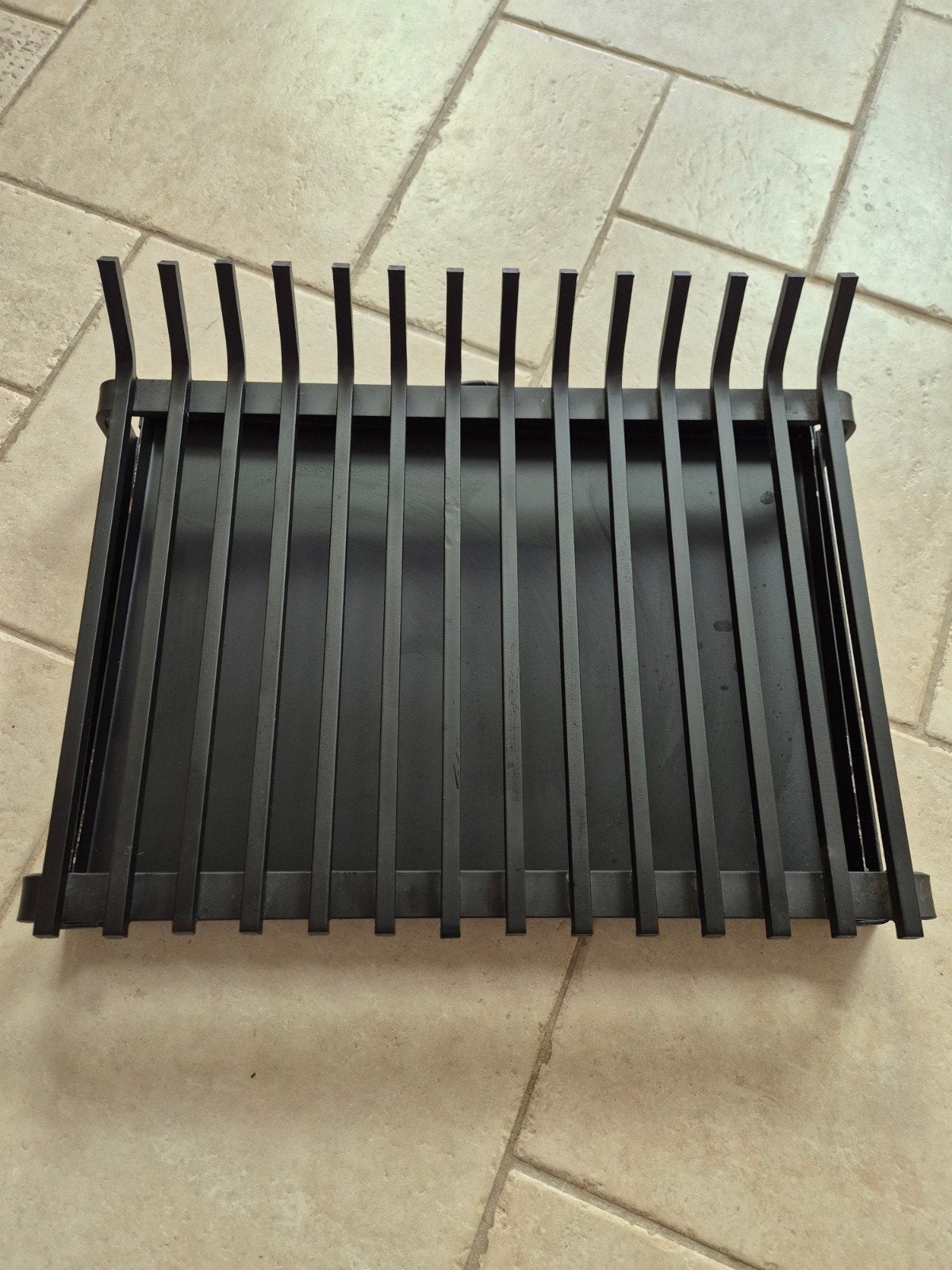IMEX EL ZORRO Houtrooster met aslade - 60x45 cm, Ophalen, Nieuw, Zwart, Metaal
