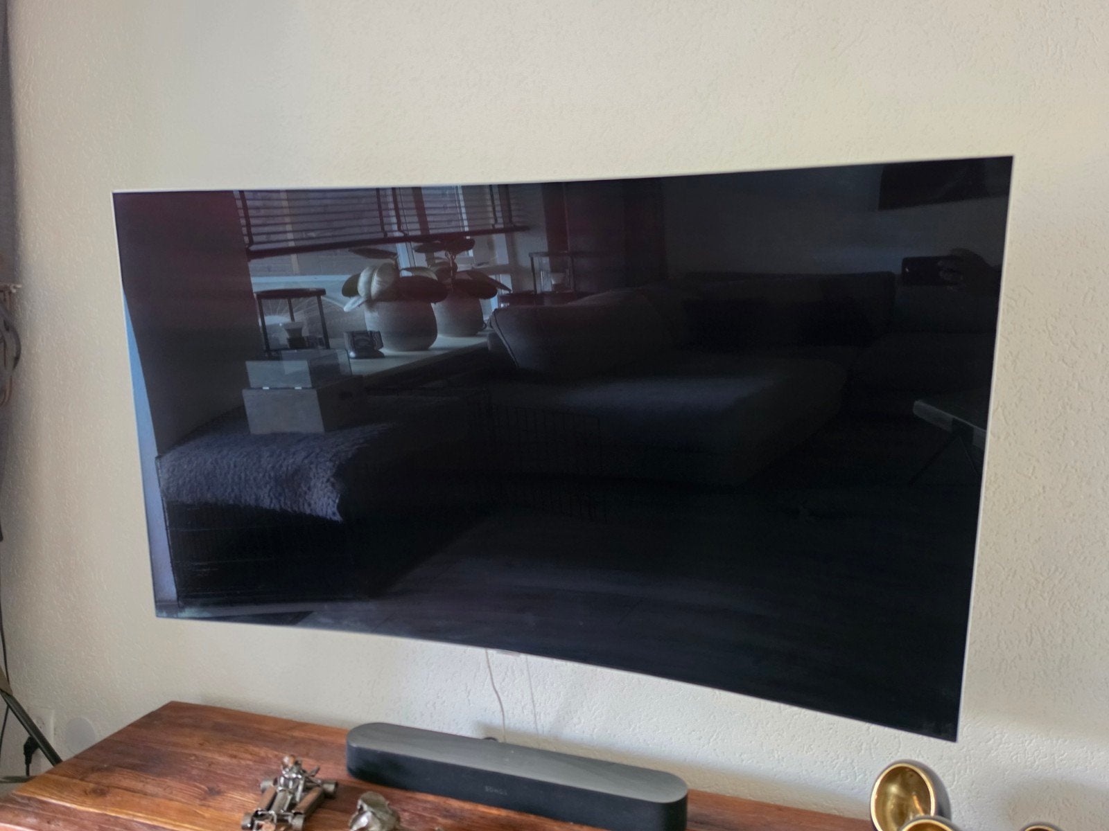 Samsung QLED TV Curved Q7C 65 inch 4K Smart TV, Ophalen, QLED, 120 Hz, Zo goed als nieuw