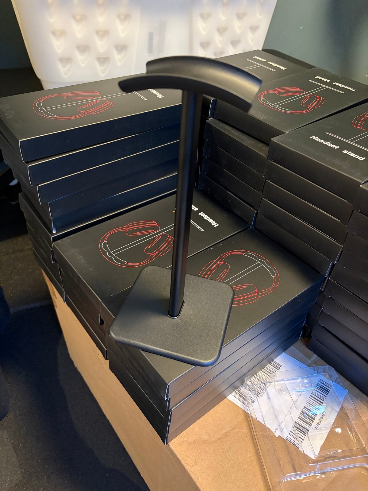 Partij verkoop (170ST) koptelefoon houders standaarden, Overige typen, Nieuw, Zwart, Ophalen