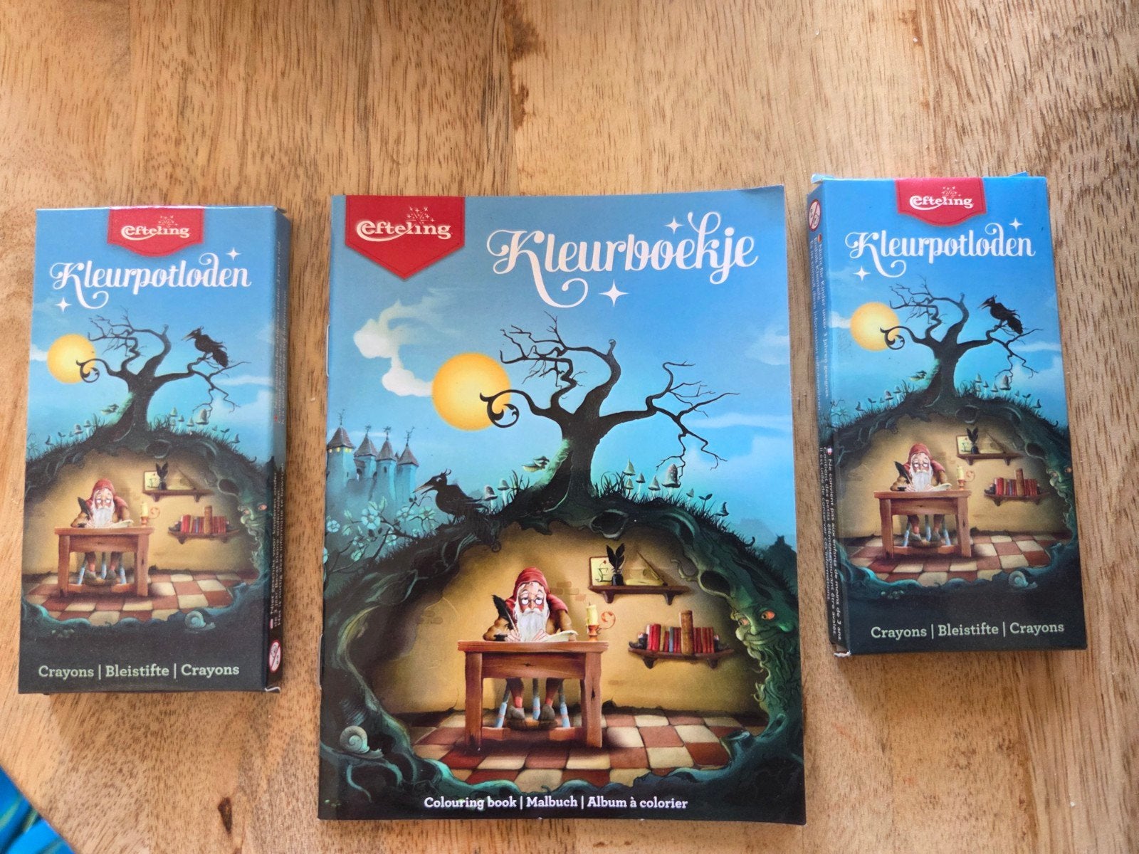 Efteling Tekenset - Kleurboekje & 2x Kleurpotloden, Verzamelen, Ophalen of Verzenden, Nieuw, Gebruiksvoorwerp