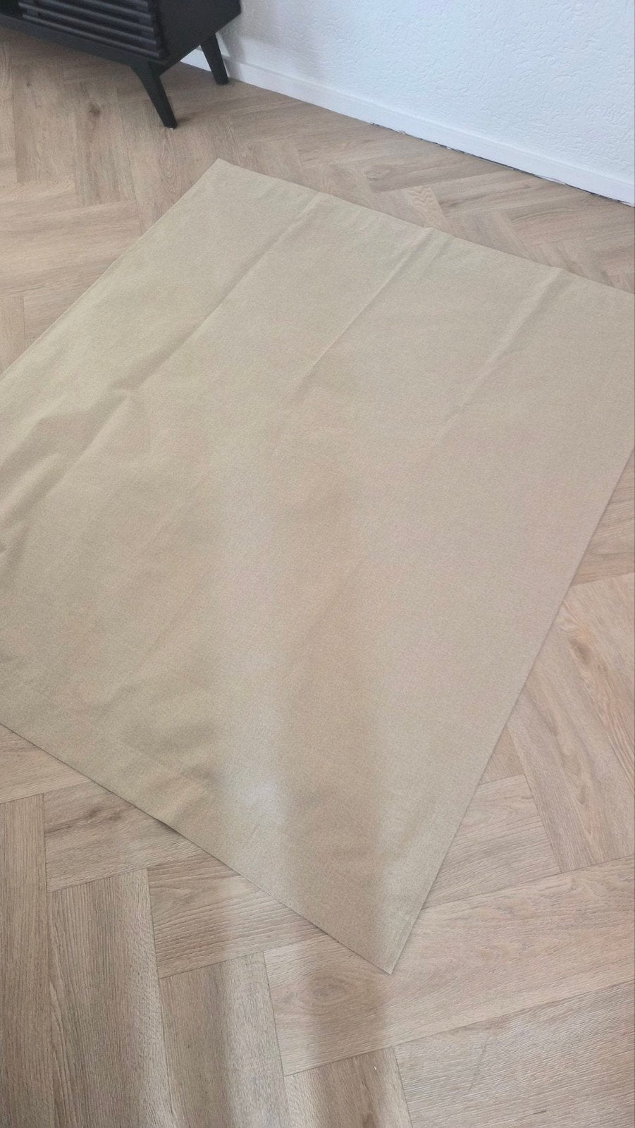 Verduisterende gordijnen x 6 - Beige/Bruin - 158 x 135, Huis en Inrichting, Bruin, Verduisterend, Nieuw, 158 cm