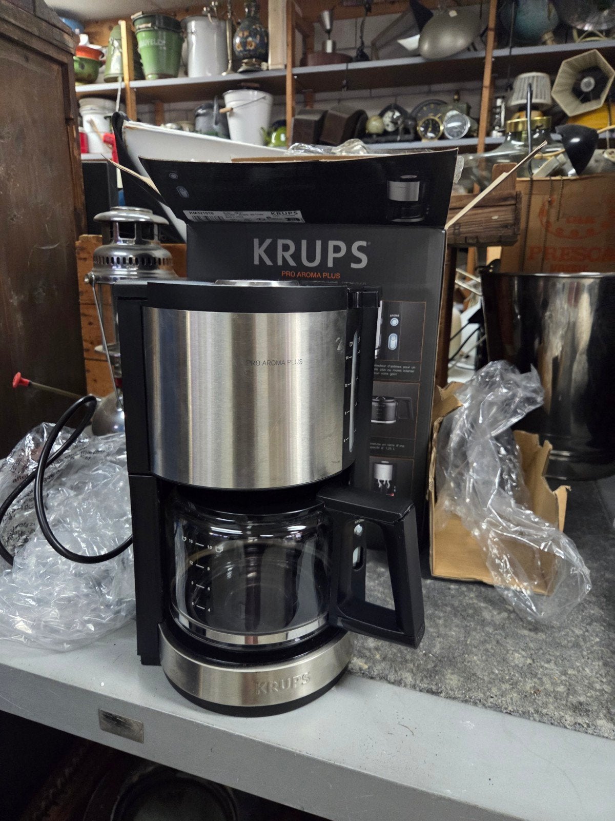 Krups Pro Aroma Plus Koffiezetapparaat KM3210, 10 kopjes of meer, Koffiemachine, Gemalen koffie, Ophalen of Verzenden
