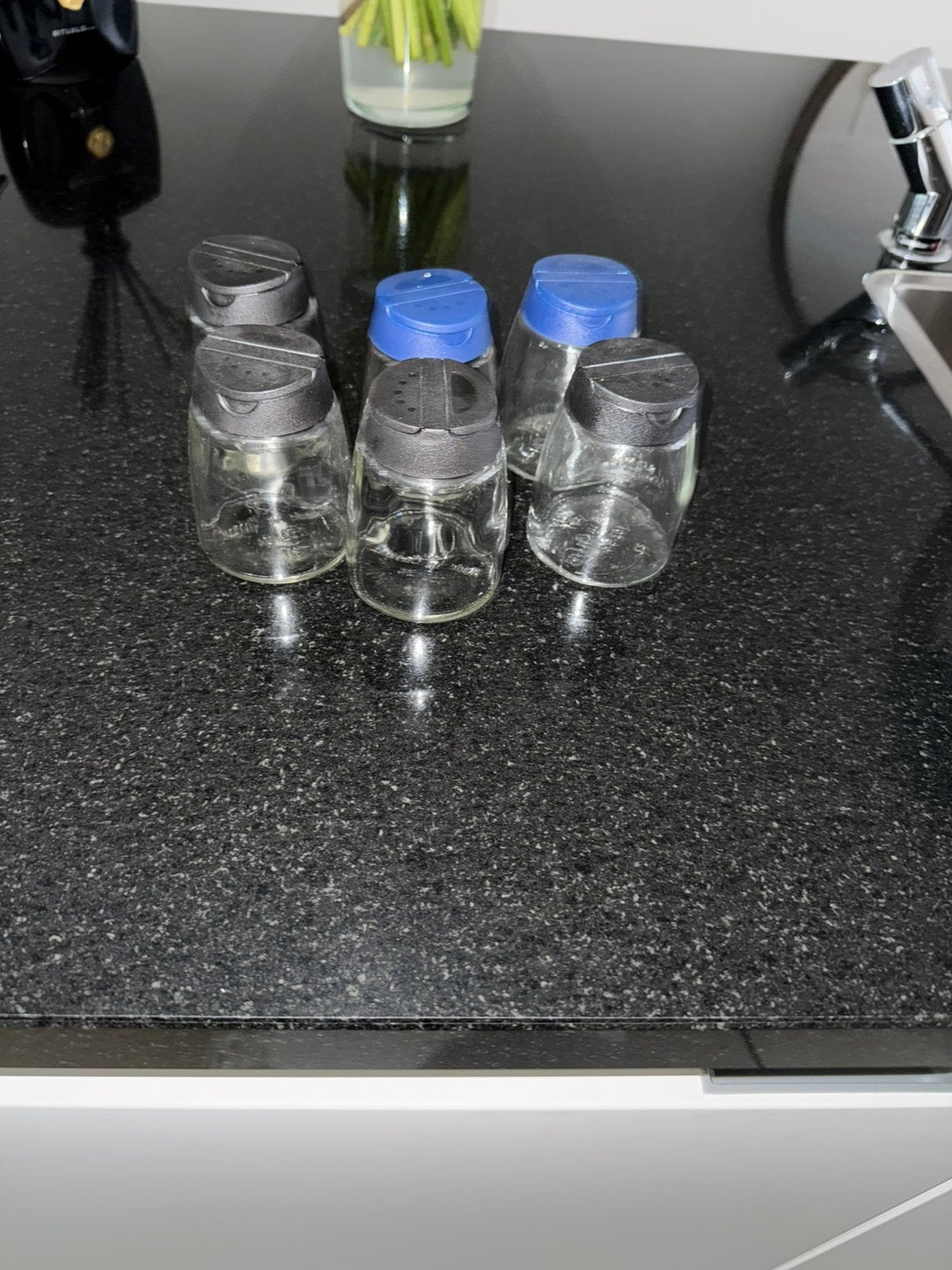 6 stuks kruiden potjes NIEUW!!, Ophalen of Verzenden, Zo goed als nieuw, Glas, Pot, Bus of Blik