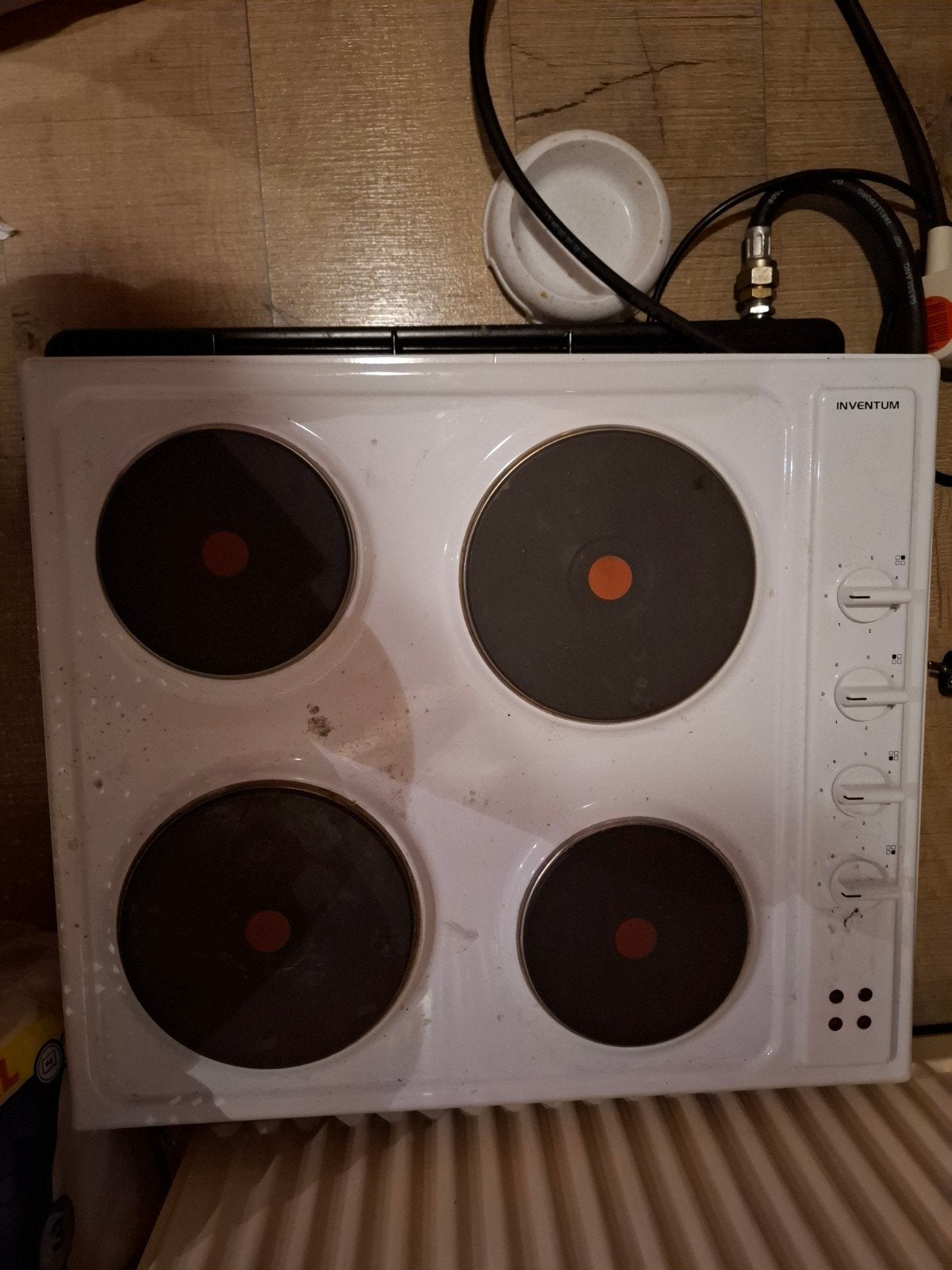inventum kookplaat, Ophalen, 4 kookzones, Zo goed als nieuw, Inductie
