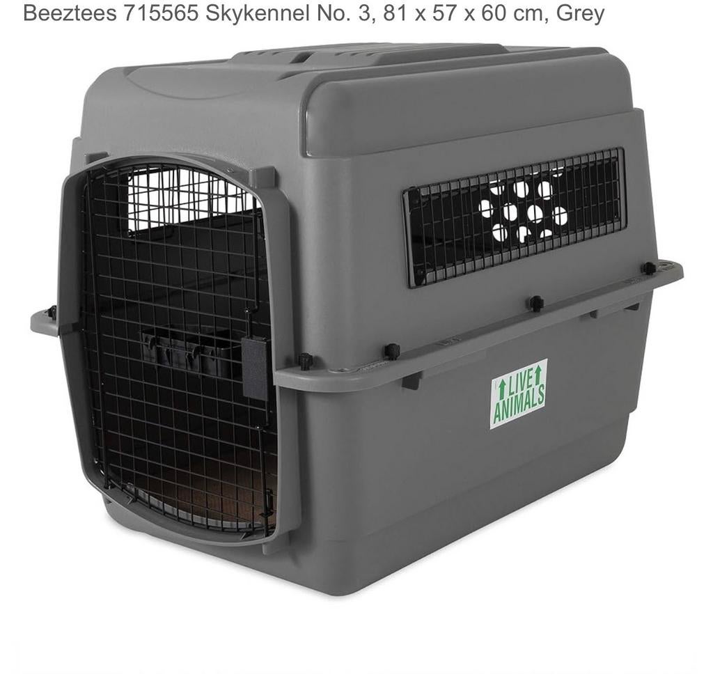 Reismand kennel grijs, Dieren en Toebehoren, Ophalen, Gebruikt