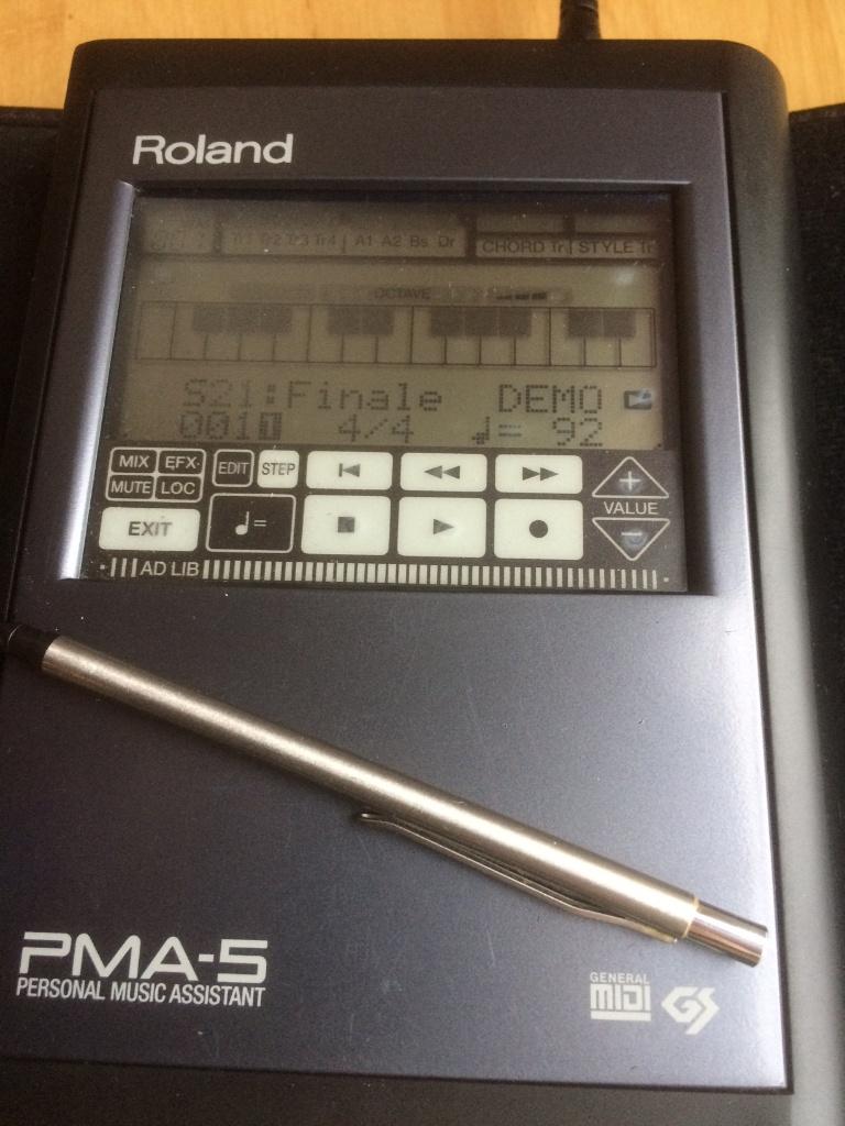 Roland PMA5 Portable Music Composer, Ophalen of Verzenden, Gebruikt