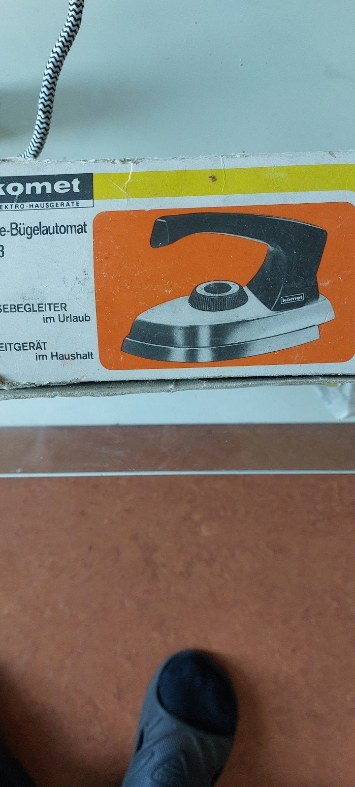 Komet Reisestrijkijzer 0690/0693 - Vintage Strijkautomaat, Ophalen