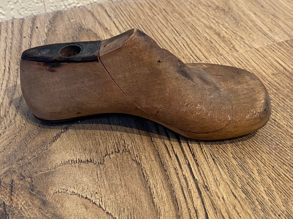Houten schoenleest - Antiek - Vintage, Ophalen of Verzenden