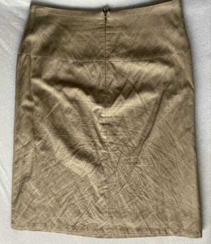 Lynde rok maat 36 [nr3], Beige, Ophalen of Verzenden, Zo goed als nieuw, Knielengte