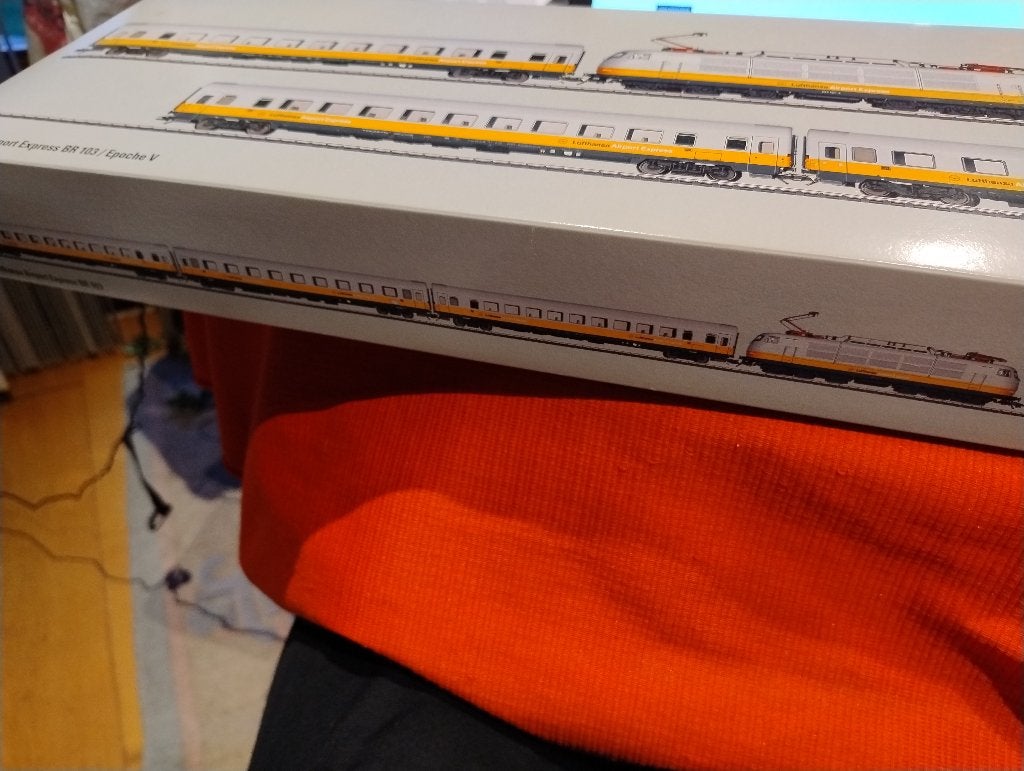 Märklin 26680 – Lufthansa Airport Express BR 103 – Mfx+, Hobby en Vrije tijd, Ophalen, Wisselstroom, Locomotief, Nieuw