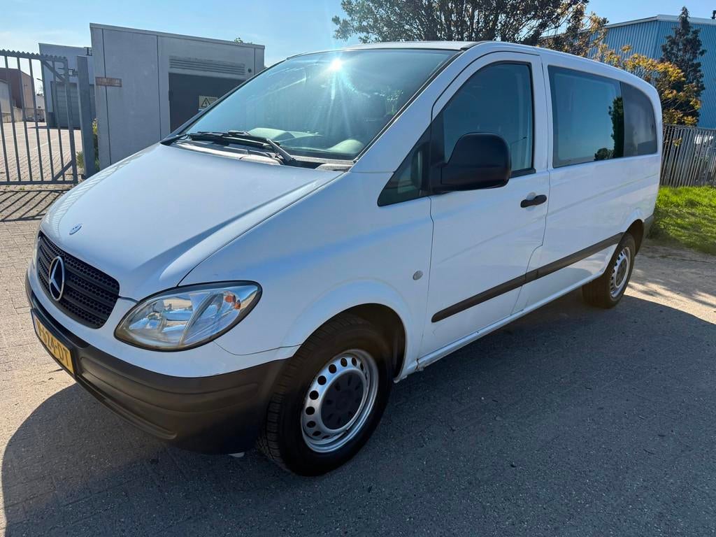 Mercedes-Benz Vito 109 CDI BJ 2007 | Dubbelcabine | Nette bu, Auto's, Gebruikt, Zwart, 1905 kg, Bedrijf