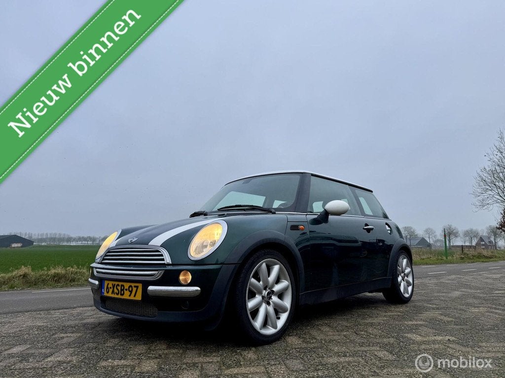 Mini Mini 1.6 Cooper Pepper, BJ 2003, Airco, APK Juni 2027, Gebruikt, 4 cilinders, 4 stoelen, 116 pk