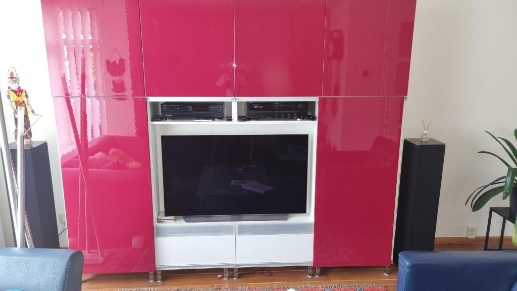 IKEA KAST 2.00 X 2.40 MTR, Huis en Inrichting, Kasten | Wandmeubels, Ophalen, Gebruikt, 200 cm of meer, Glas