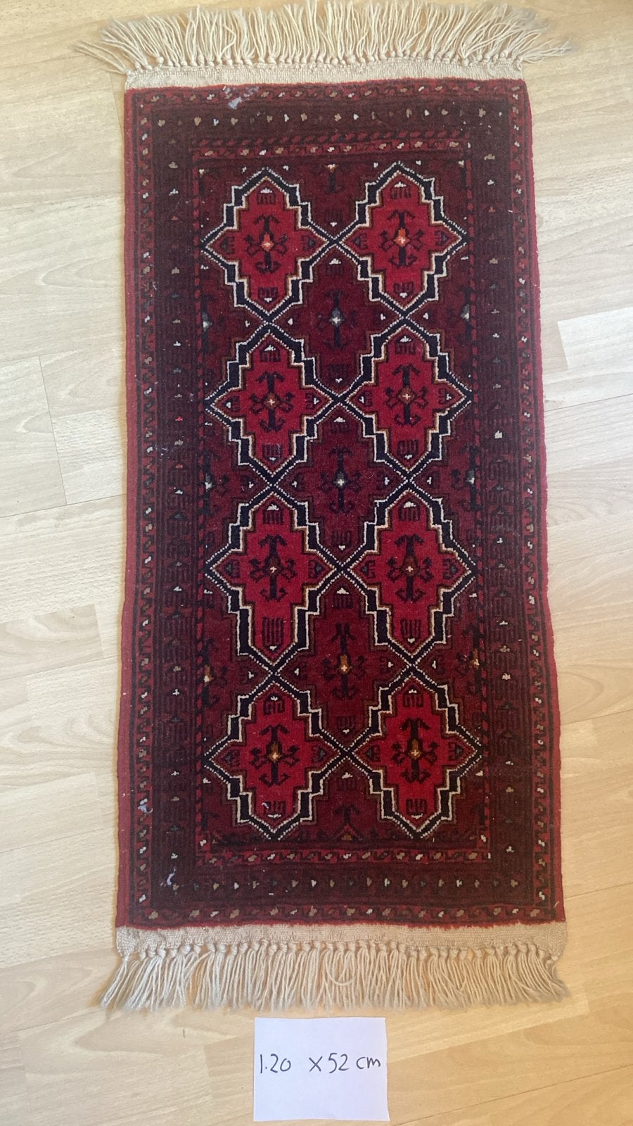 Perzisch tapijt - 120x52 cm,  NOG 2 DAGEN TE KOOP, Ophalen, Gebruikt, 100 tot 150 cm, 50 tot 100 cm