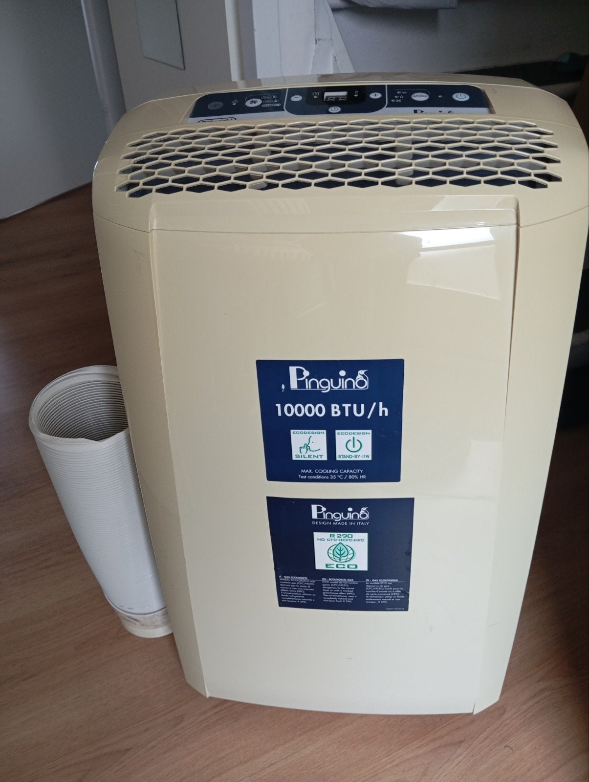 De'Longhi Pinguino PAC CN92 Silent Mobiele Airco, 3 snelheden of meer, Ophalen of Verzenden, Zo goed als nieuw, Afstandsbediening