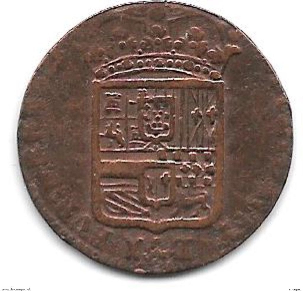 Namur: Maximilien-Emmanuel de Bavière: liard 1692 fr+, Verzenden, Losse munt
