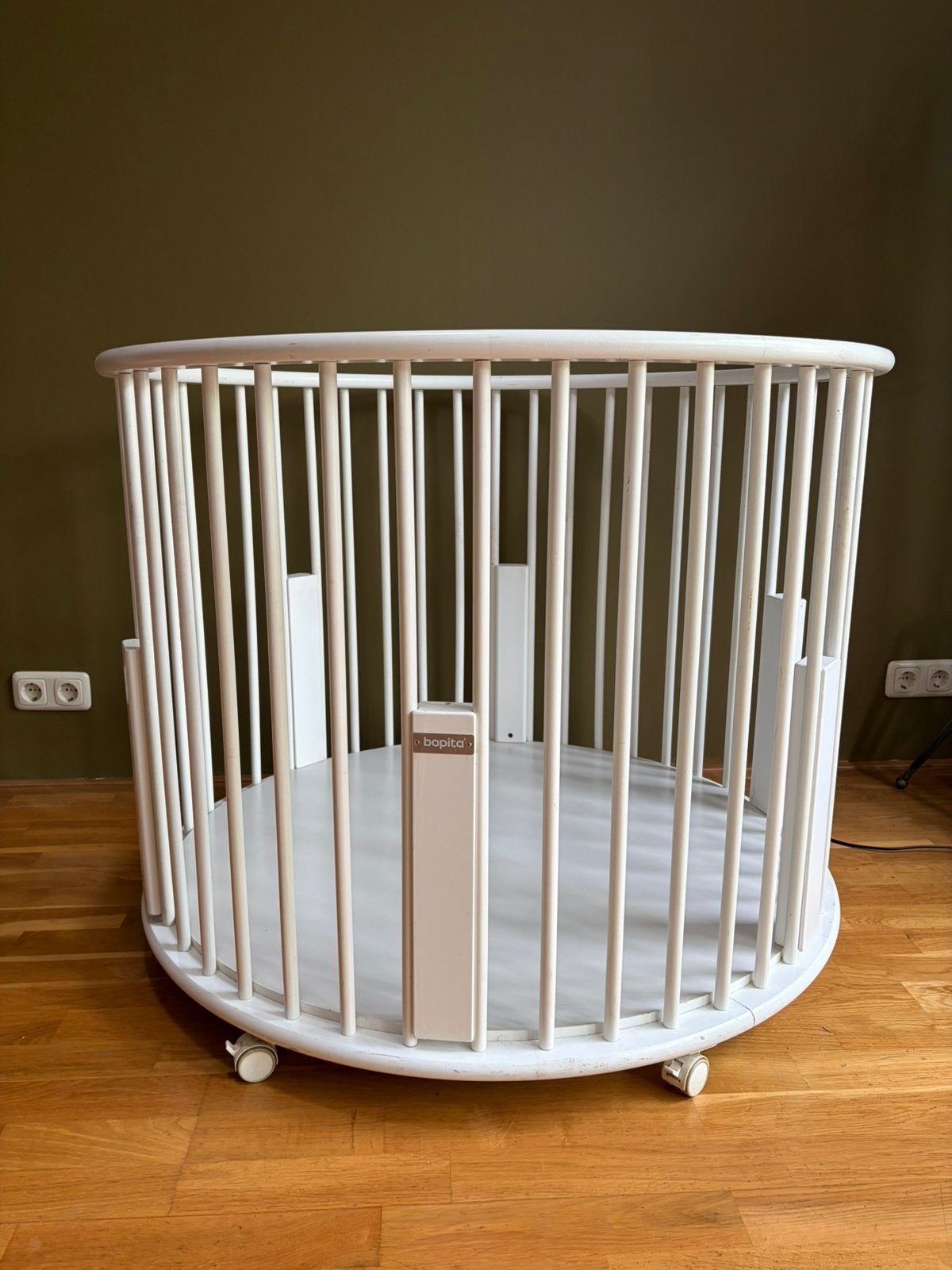 Bopita ronde box wit, Kinderen en Baby's, Ophalen, Gebruikt, Rond