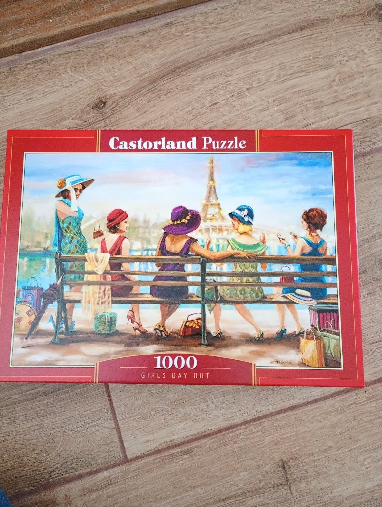 Castorland puzzel Girls day out 1000st, Ophalen of Verzenden, 500 t/m 1500 stukjes, Zo goed als nieuw, Legpuzzel