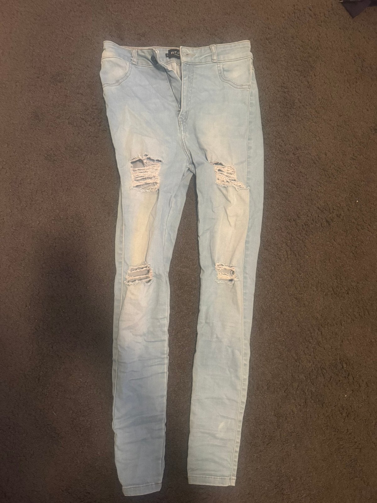 Fitjeans S, Kleding | Dames, Spijkerbroeken en Jeans, Ophalen of Verzenden, Zo goed als nieuw, Blauw, W30 - W32 (confectie 38/40)
