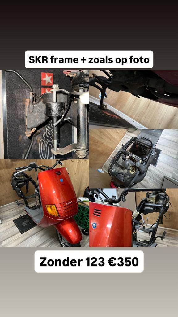 Veel SKR onderdelen! Frame, kappen, etc!, Ophalen of Verzenden, Zo goed als nieuw, Overige typen, Piaggio