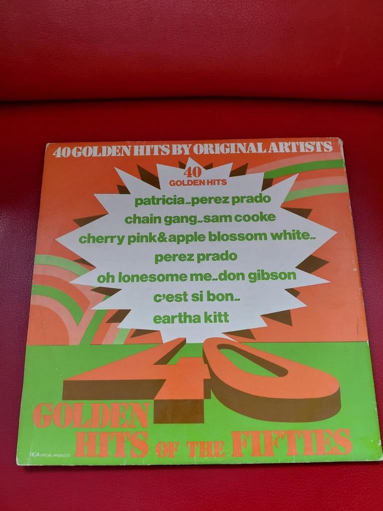 40 GOLDEN HITS LP, Ophalen, Gebruikt, 12 inch, Overige genres