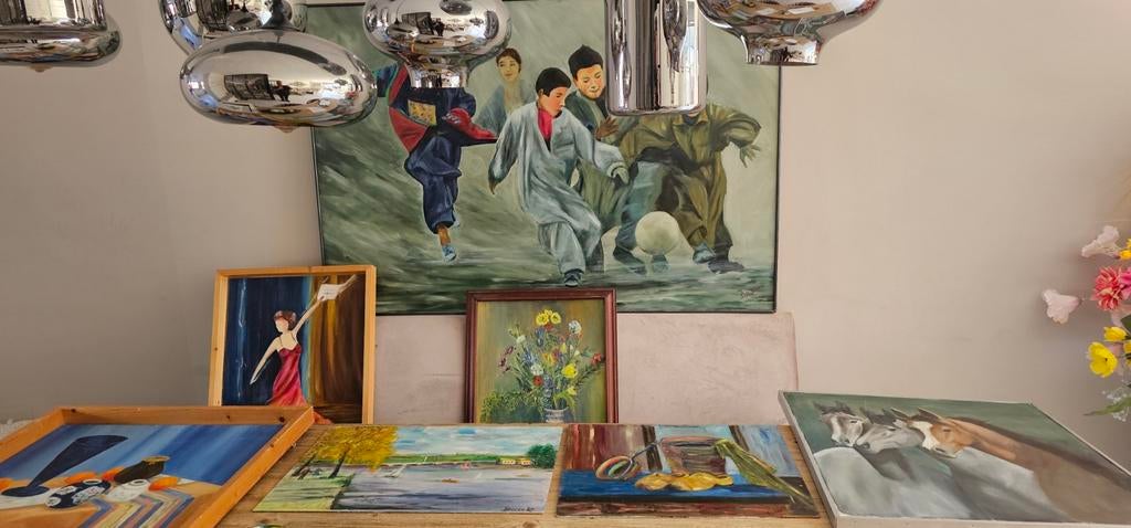 Collectie originele schilderijen van Jan Muller (1984-2008), Ophalen