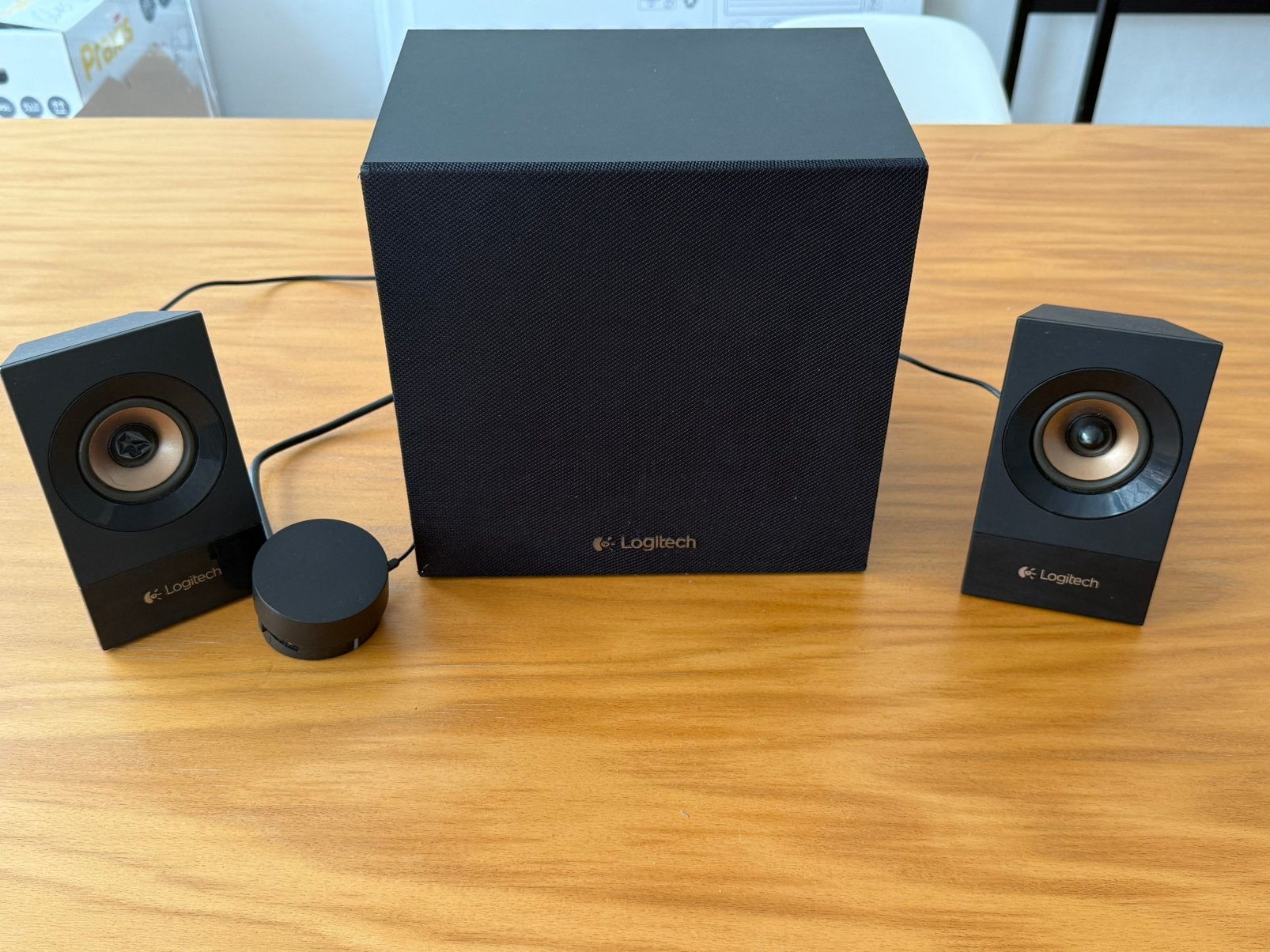 Logitech Z533 Multimedia Speaker system, Computers en Software, Pc speakers, Ophalen, Zo goed als nieuw