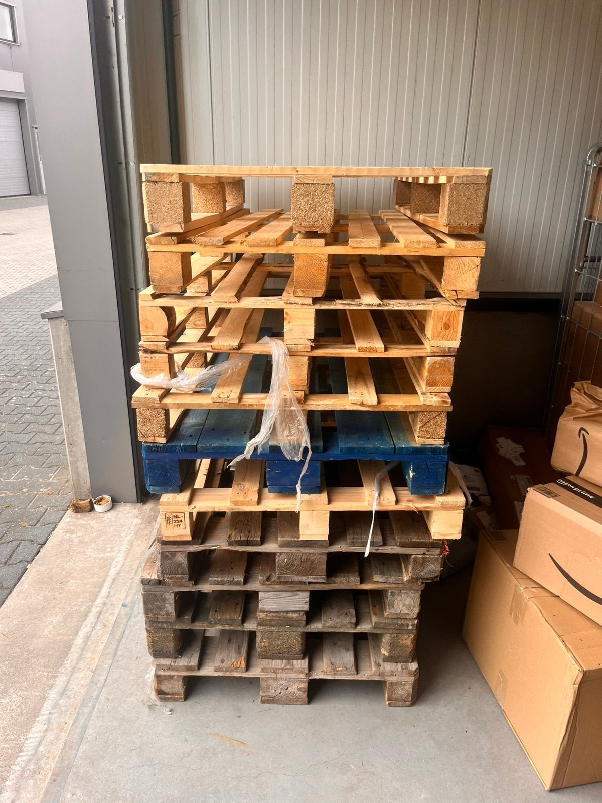 Diverse pallets OPHALEN, Ophalen, Gebruikt