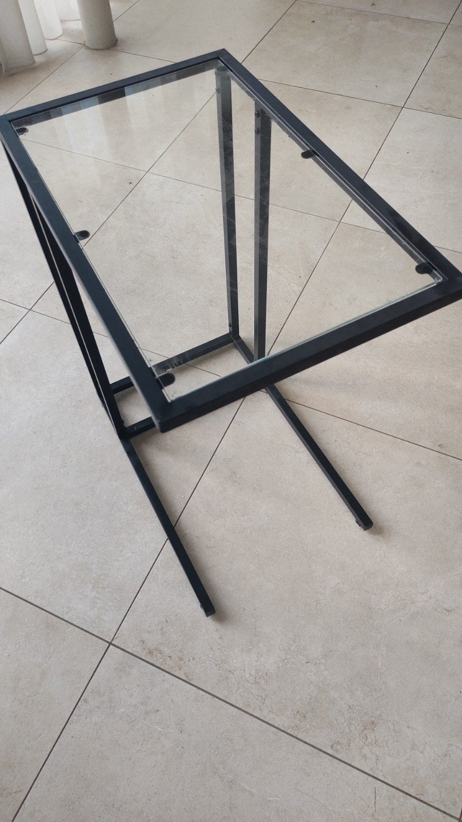 Laptop tafel Ikea Vittsjo 35 x 65 cm zwart, Ophalen, Rechthoekig, 50 tot 100 cm, 50 tot 100 cm