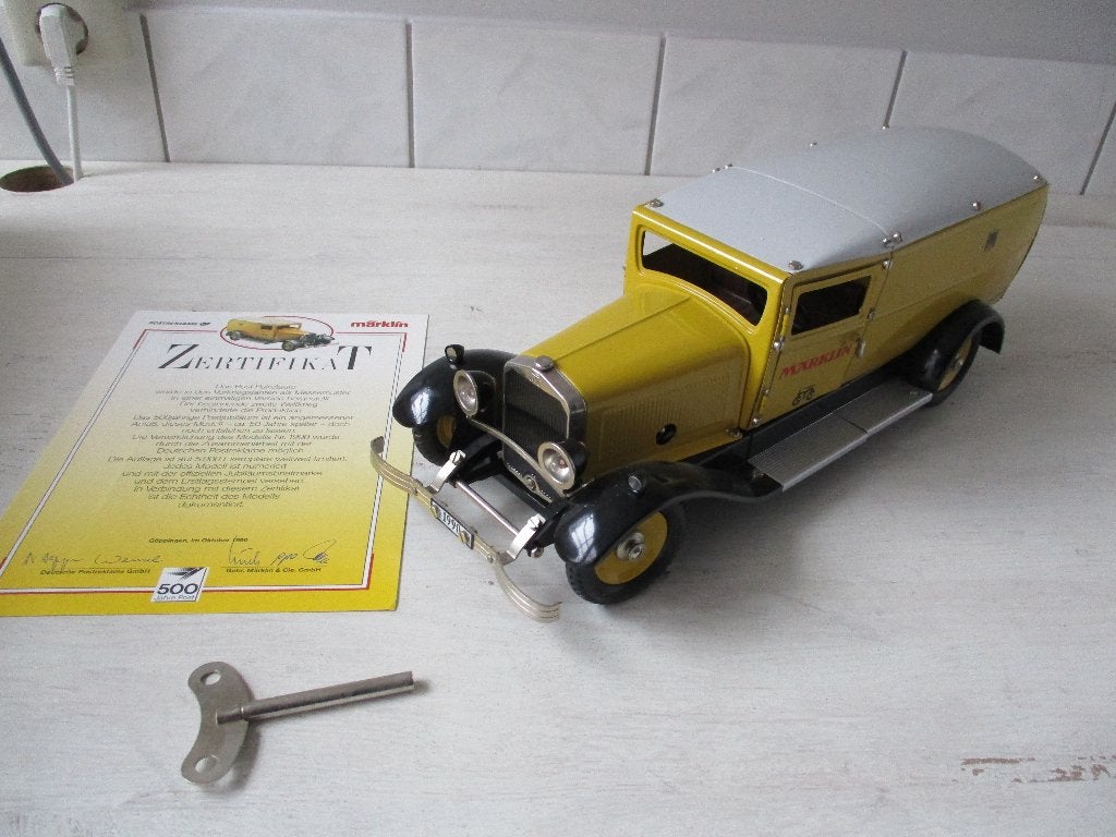 Märklin Reichspost Pakketwagen 1990, Gelijkstroom of Wisselstroom, Overige typen, Ophalen of Verzenden, Zo goed als nieuw