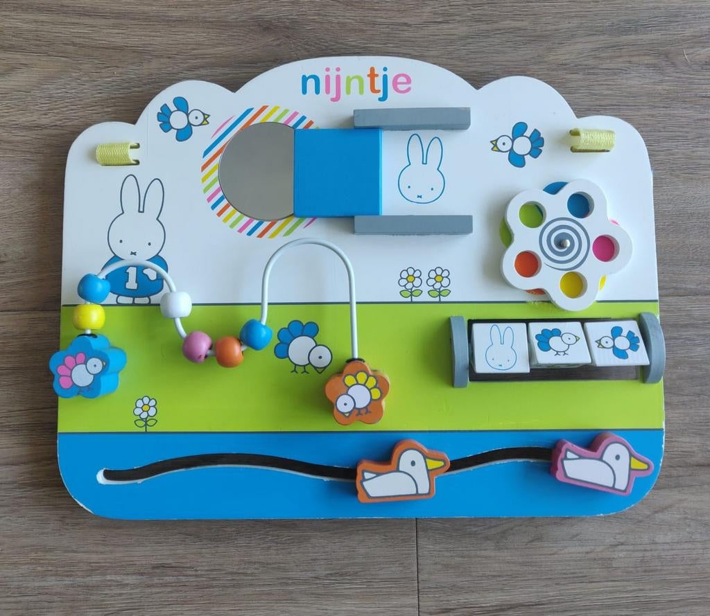 Nijntje Houten Activiteitenbord Baby Speelgoed, Kinderen en Baby's, Speelgoed | Babyspeelgoed, Ophalen of Verzenden, Gebruikt