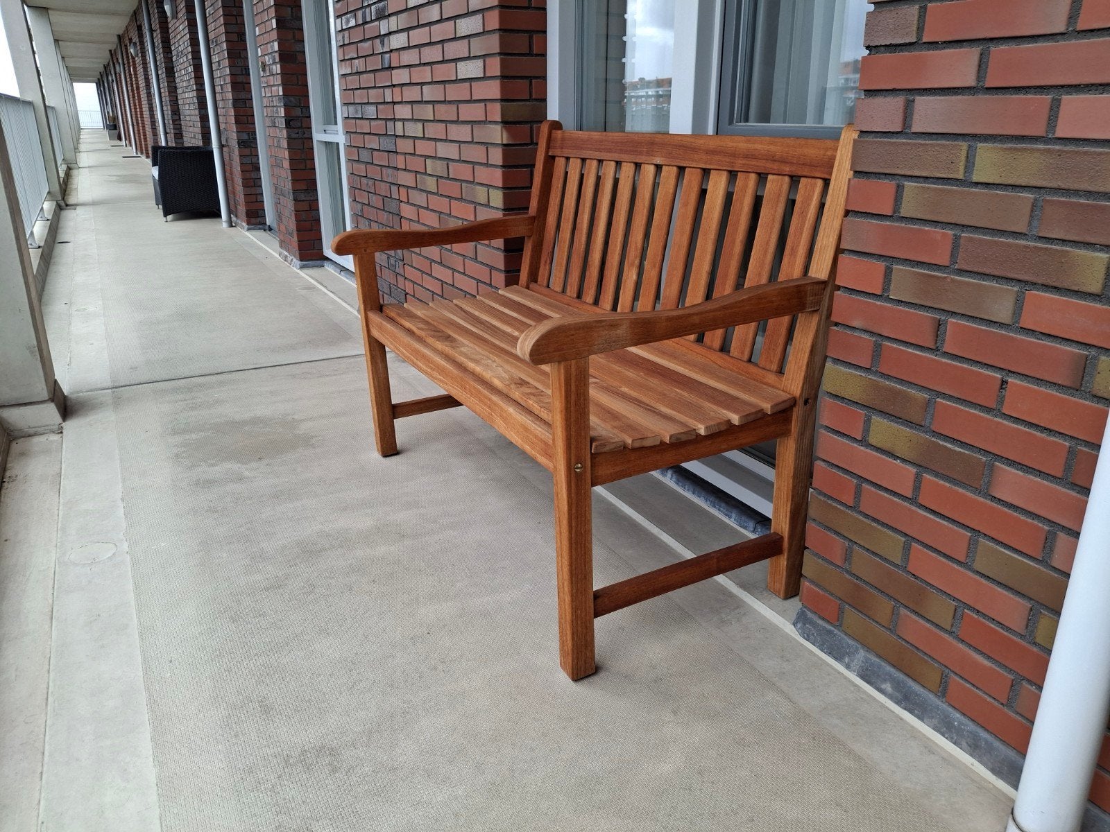 hardhoutentuinbank 1 jaar oud., Tuin en Terras, Ophalen, Zo goed als nieuw, Hout