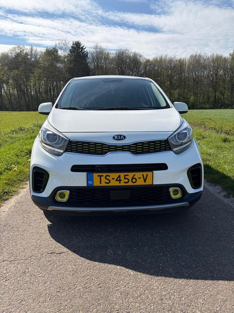 Kia Picanto 1.0 T-GDI X-Line (2018 Vol opties, onderhouden, Auto's, Voorwielaandrijving, 920 kg, Wit, Handgeschakeld