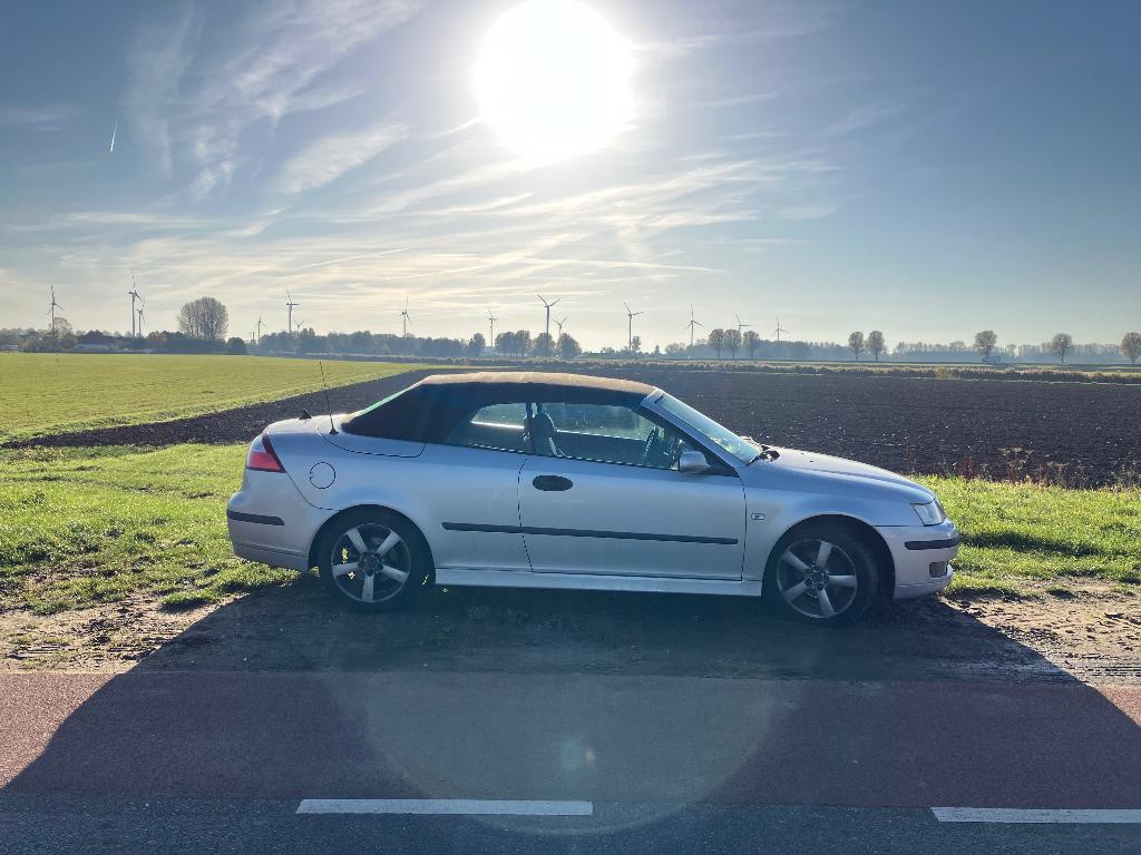 Saab 9-3 1.8 T 110KW Cabrio AUT 2004 Grijs, 1998 cc, 4 cilinders, Cabriolet, 4 stoelen