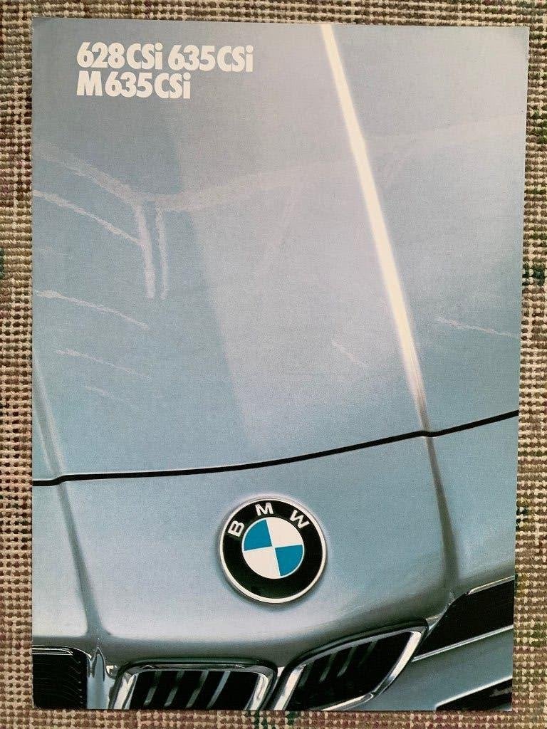 Nederlandse folder brochure BMW 6-serie E24 1984 nieuw!, Boeken, Auto's | Folders en Tijdschriften, Nieuw, Ophalen of Verzenden