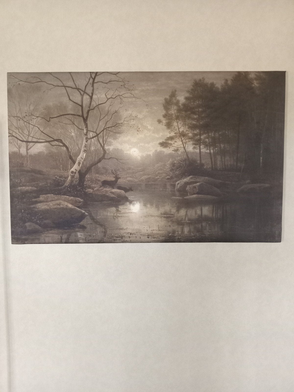 oude meesters schilderij (doek met houten frame), Ophalen, Oud hollands, Landschap, Doek