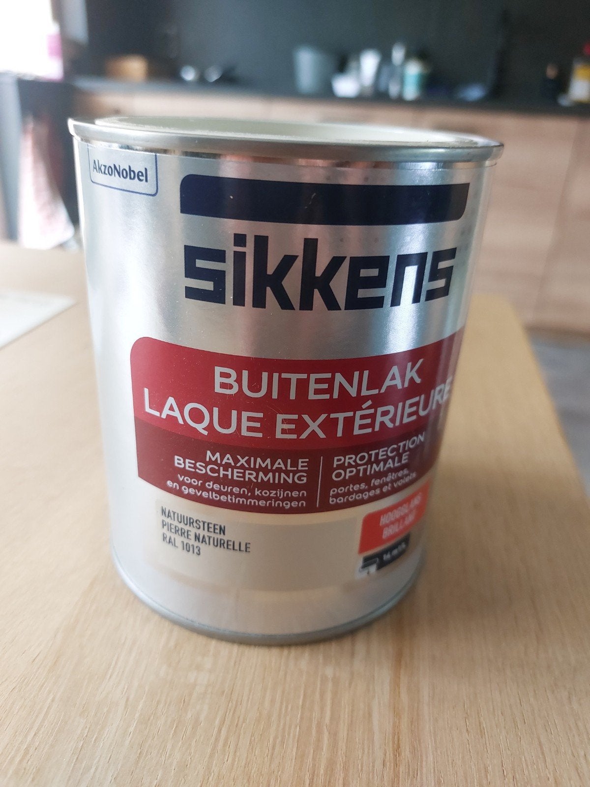 Sikkens Buitenlak RAL 1013 - Maximale Bescherming, Doe-het-zelf en Verbouw, Verf, Beits en Lak, Wit, Nieuw, Ophalen of Verzenden