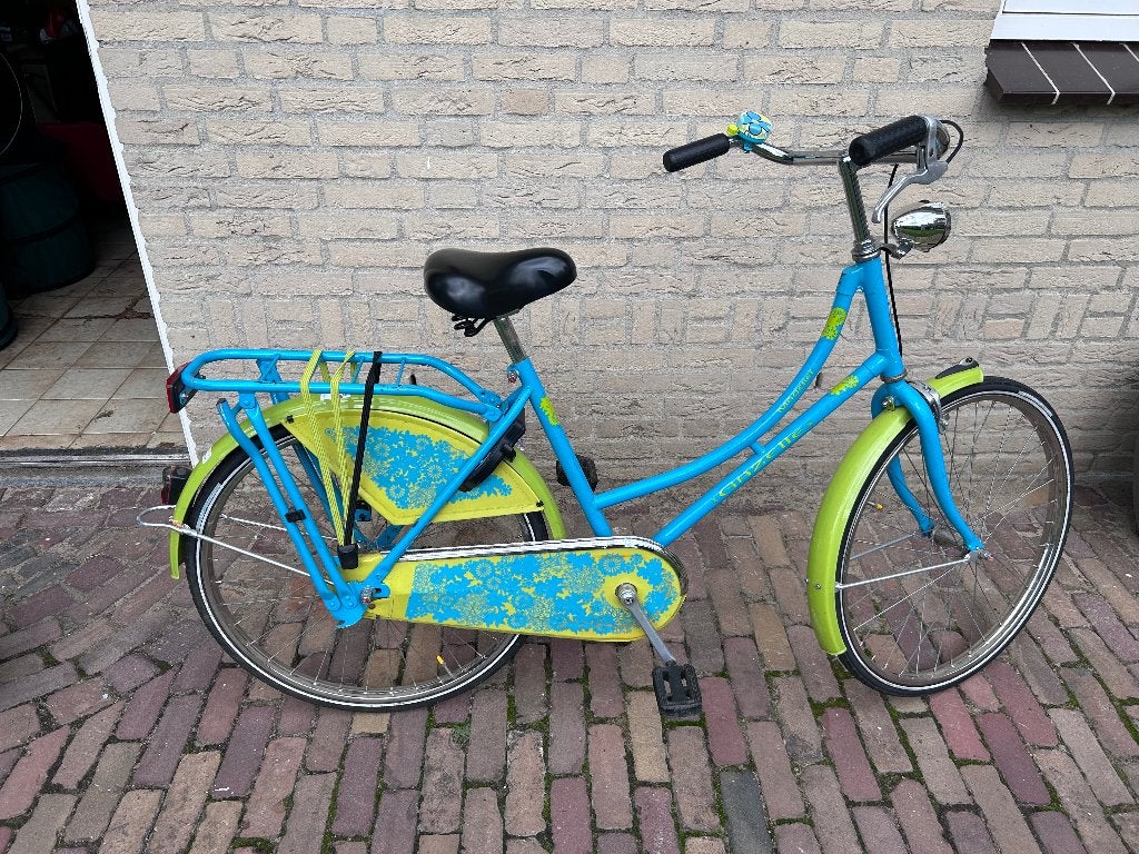 Meidenfiets 24 inch, Fietsen en Brommers, Ophalen, Velgrem, Gazelle, Gebruikt