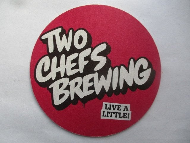 bierviltje two chefs, Ophalen of Verzenden, Nieuw, Viltje(s), Overige merken