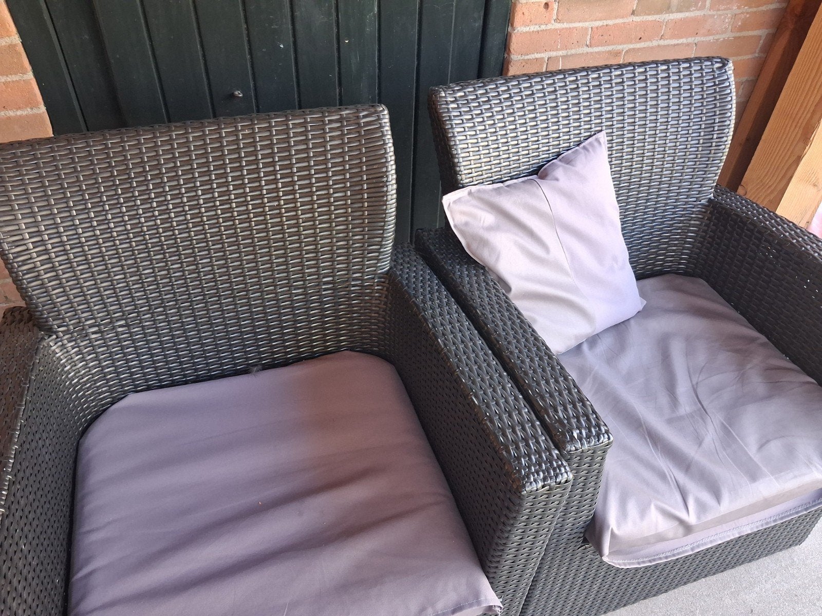 Tuinset, Ophalen, Gebruikt